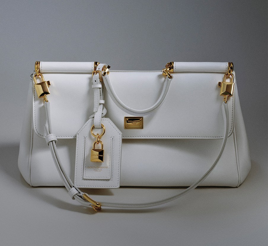 Imagen de bolso blanco de la marca DOLCE & GABBANA