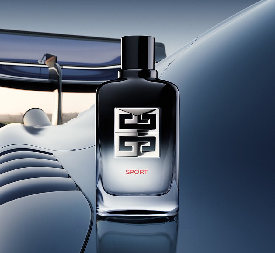 imagen de locion azul de la marca GIVENCHY 