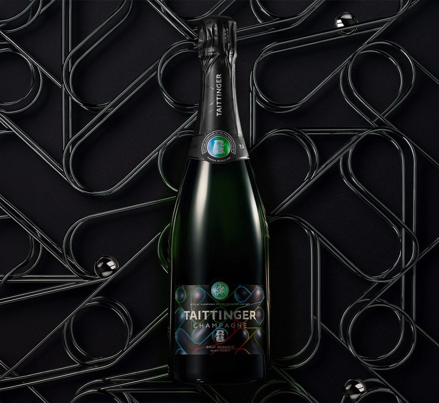 imagen de botella negra TAITTINGER