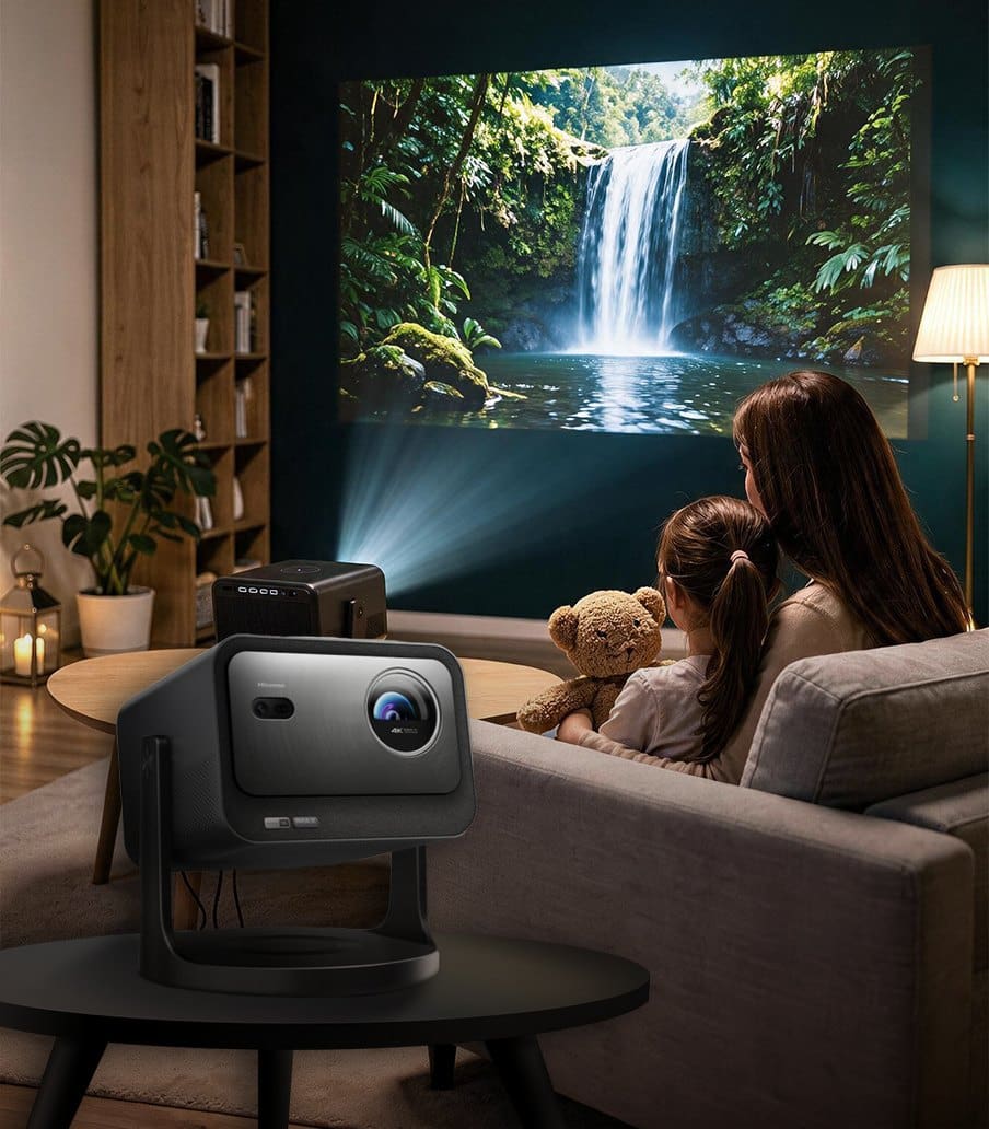 imagen de proyector de la marca HISENSE 