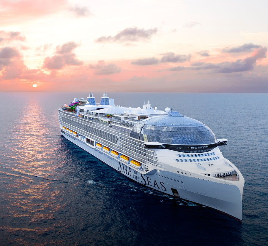 imagen de barco blanco de crusero de la marca VIAJES PALACIO