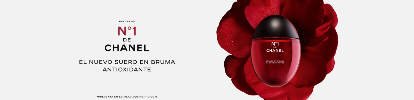 imagen de loción roja con tapa negra Nº1 de CHANEL