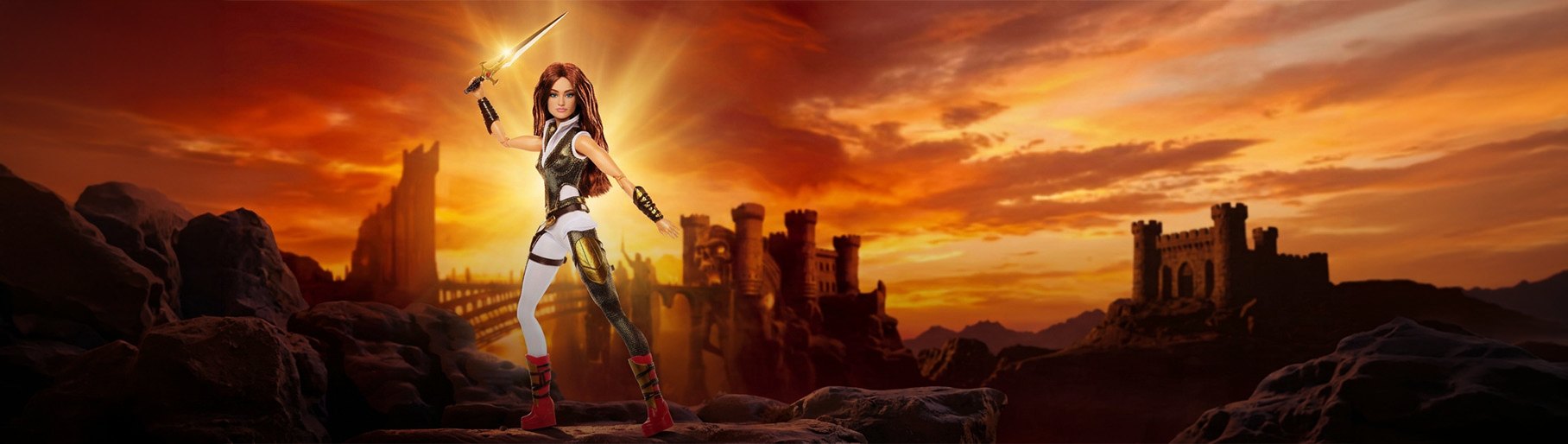 imagen de guerrera de la marca BARBIE