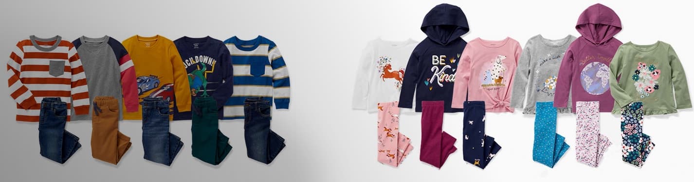 Atuendos para bebés. CARTER'S