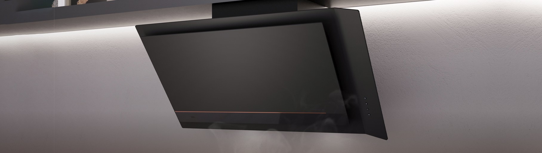 imagen de campana de cocina negra de la marca TEKA