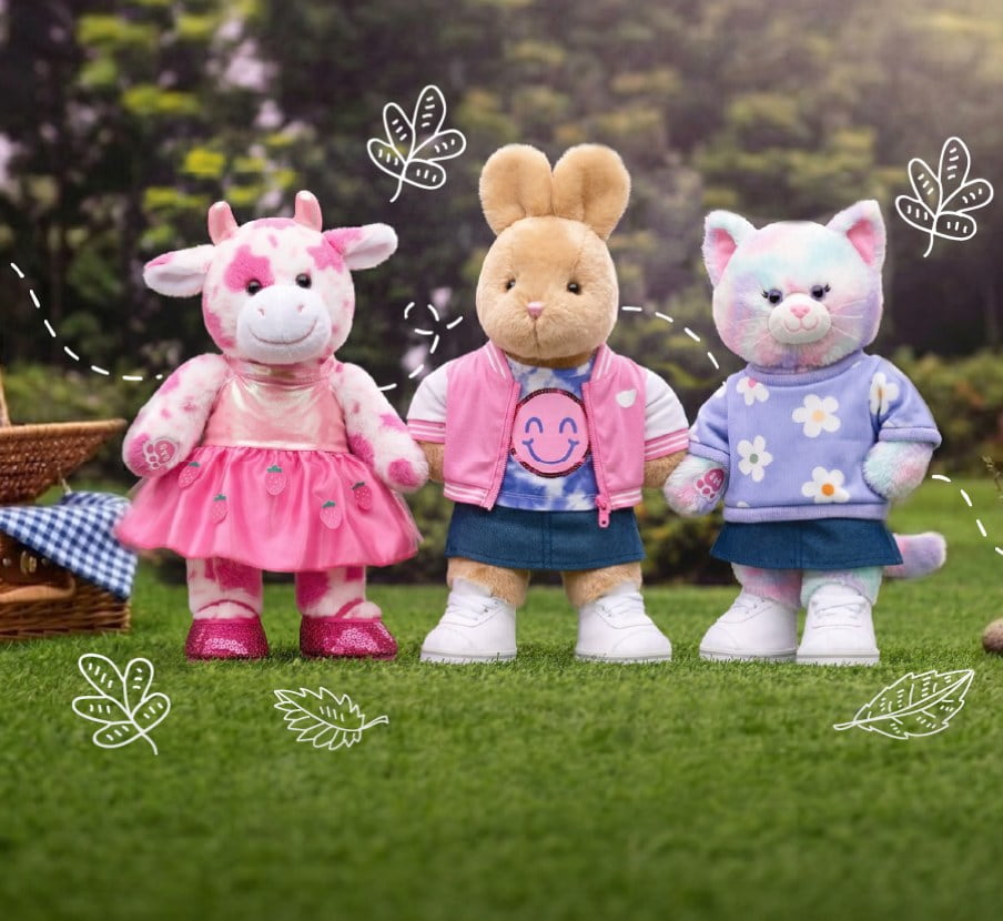 imagen de peluches la marca BUILD BEAR