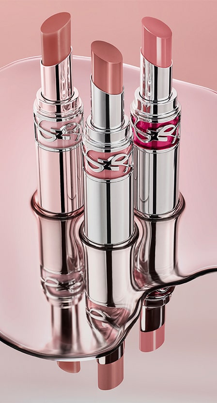 Imagen de 3 lapiz labial de distinto tono. YVES-SAINT-LAURENT