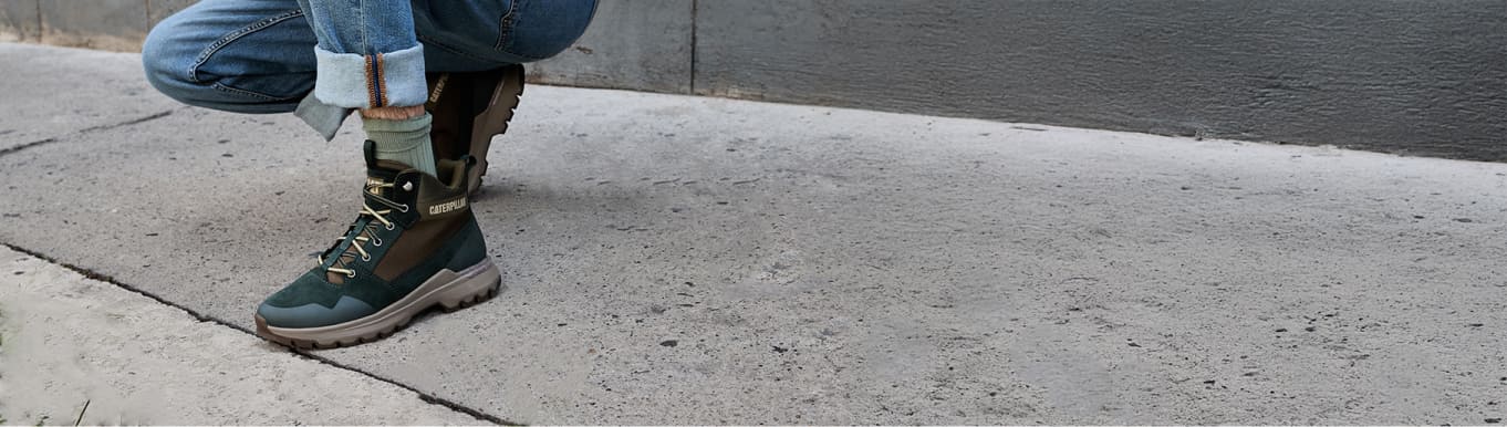 imagen de par de botines azules