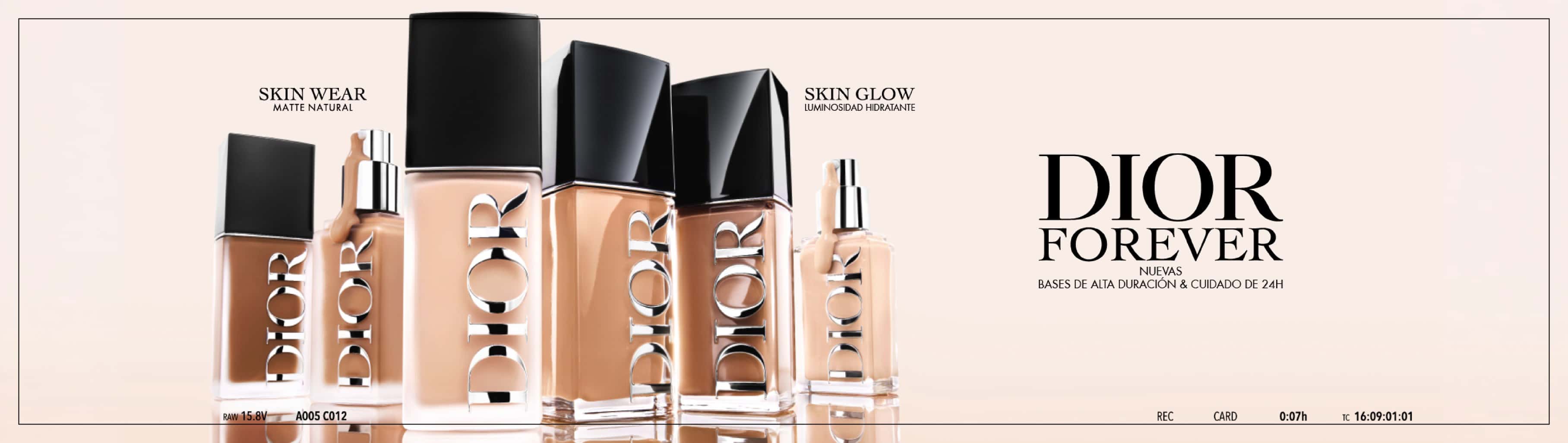 imagen de bases  de maquillaje de la marca DIOR