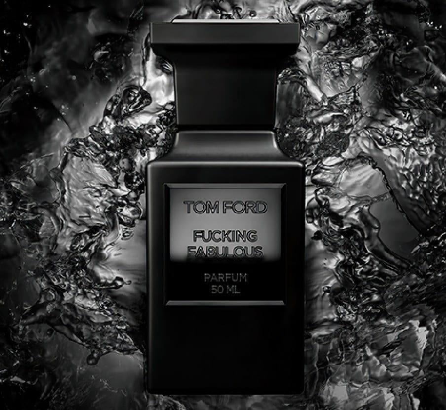 imagen de un frasco de perfume color negro de perfume FUCKING FABULOUS de la marca TOM FORD