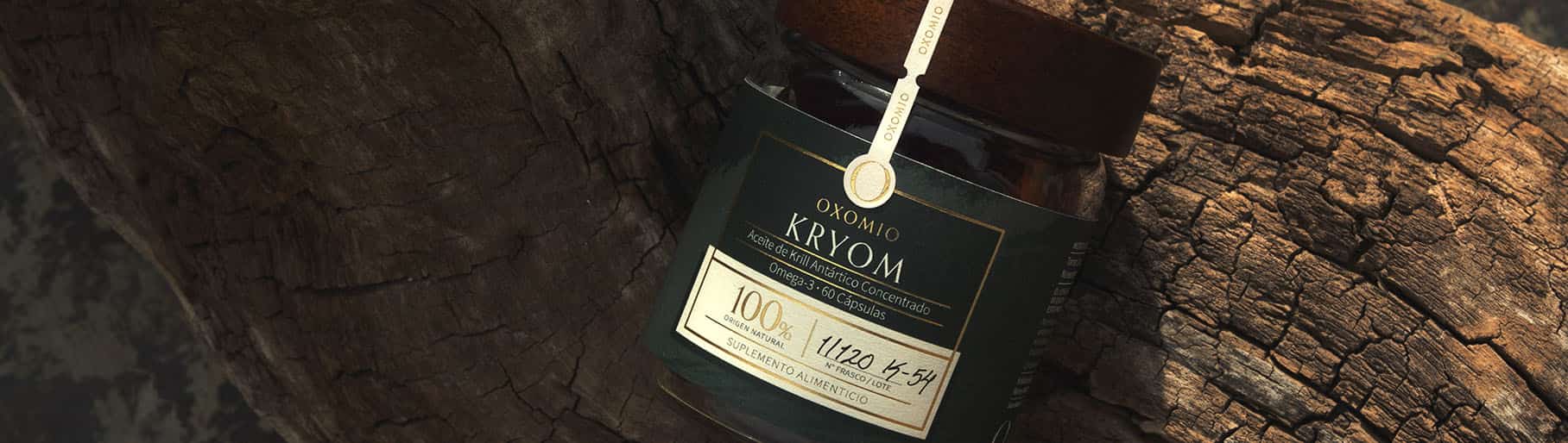 imagen de frasco negro con blanco de la marca OXOMIO 