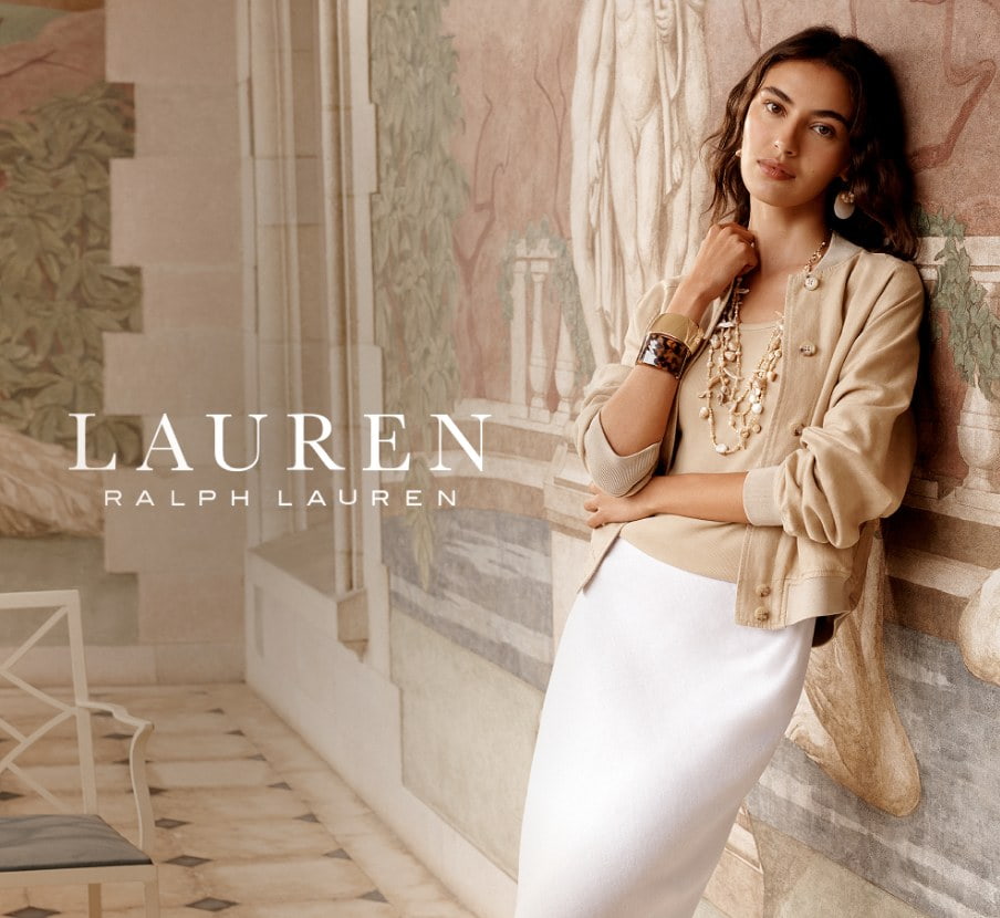 imagen de mujer de la marca polo ralph lauren